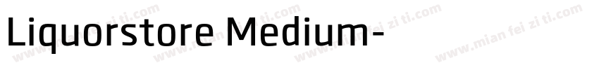 Liquorstore Medium字体转换
